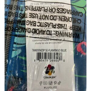 Lug Tandem SE RFID Wallet - Quilted Flamingo Blue with Multiple Compartments